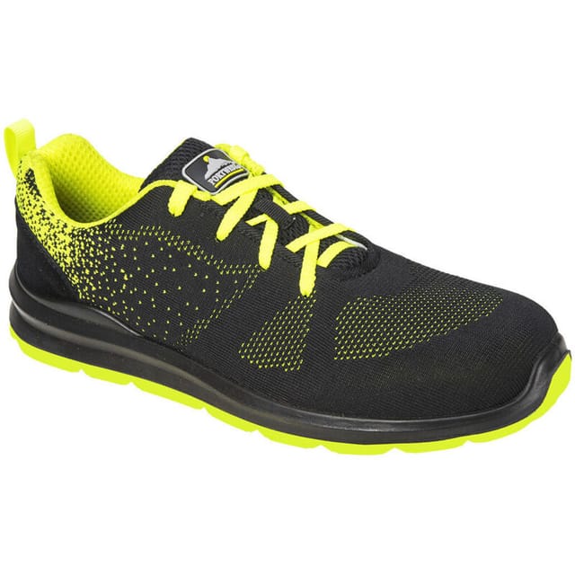 Schuh Steelite Aire S1p Farbe: Schwarz/Grün Größe 41 - Portwest