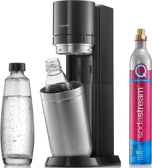 Sodastream - Wassersprudler duo Titan 15,8 x 44 x 31 cm (b x h x t) Kunststoff schwarz