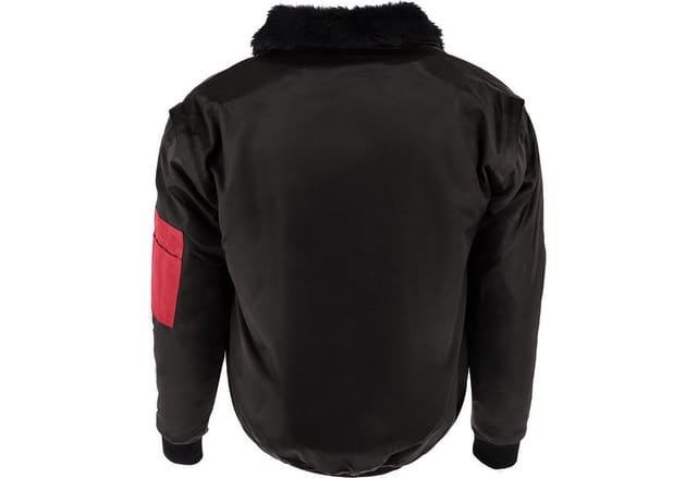 Piloten-Jacke oslo schwarz/rot l 4180 - Texxor