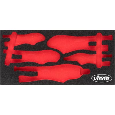 Weichschaumeinlage ∙ leer ∙ V5004-L ∙ l x b x h: 393 mm x 188 mm x 35 mm