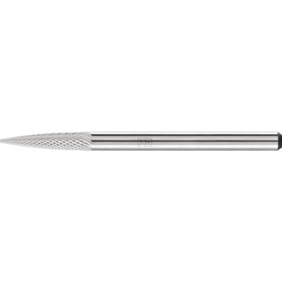 Hartmetall Hochleistungsfrässtift micro Spitzbogen spg ø 03x13 mm Schaft-Ø 3 mm Feinbearbeitung - Pferd
