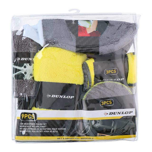 Dunlop - 9-teiliges Auto-Reinigungsset