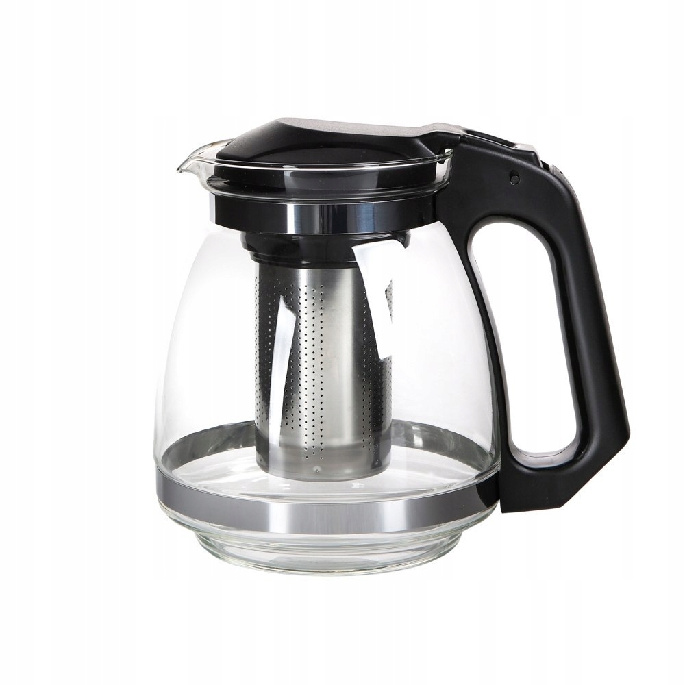 Glaskrug Mit Metalleinsatz Für Tee Und Kräuter, 1,5 L, 1 Stück.