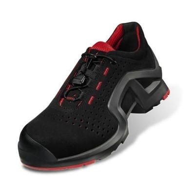 Uvex - 1 8519244 Sicherheitsschuh S1P Schuhgröße (eu): 44 Schwarz, Rot 1 Paar