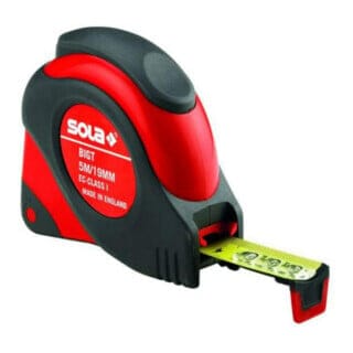 Sola Rollbandmaß BigT 5m Bandmaß Metermaß Messtechnik Taschenmaßband 50021301