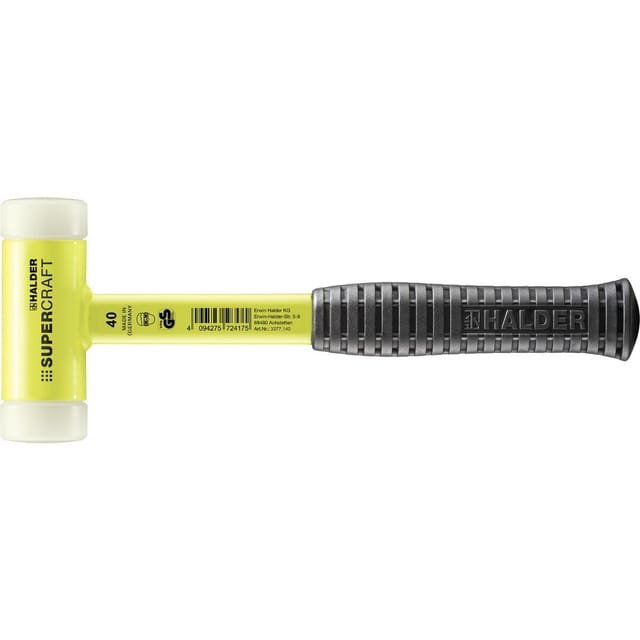 Halder SUPERCRAFT-Schonhammer GG 40 SUPERCR gelb Griff
