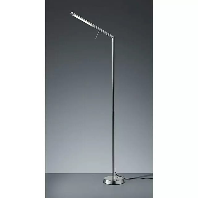 Led Stehleuchte filigran Silber matt mit Sensor Dimmer, 162cm hoch