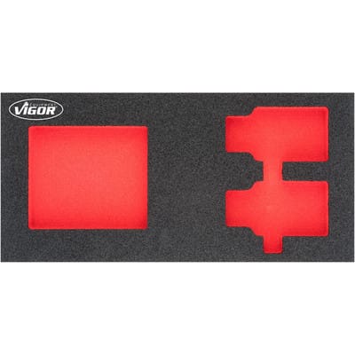 Weichschaumeinlage ∙ leer ∙ V4908-L ∙ l x b x h: 393 mm x 188 mm x 35 mm