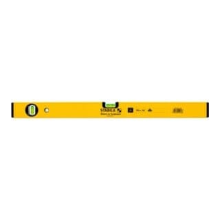 Leichtmetall-Wasserwaage 800 mm, 0,5 mm/m, 2x Glaslibellen - Stabila