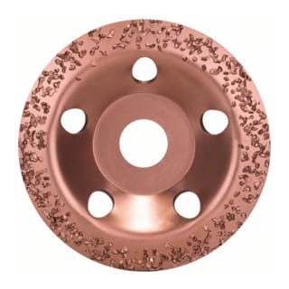 Hartmetalltopfscheibe, 115 x 22,23 mm, grob, schräg - Bosch