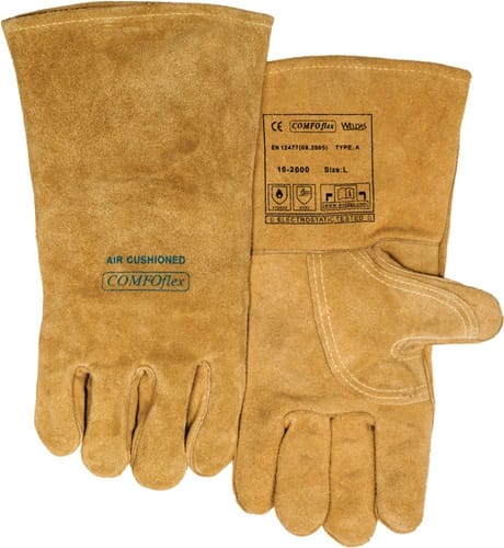 Weldas - Schweißerhandschuhe Bucktan Größe l (9) gelb ( 4702005036 )
