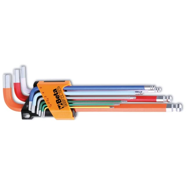 Beta Tools - set sechskantschlüssel beta pta sf. serie 9 stück 96BPCL-SC9/E6