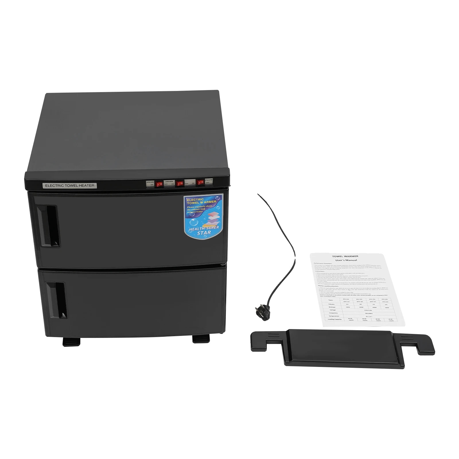 Handtuchwärmer, Schnelle Aufheizung, Uv-desinfektion, 23 L 6-w-uv-lampe