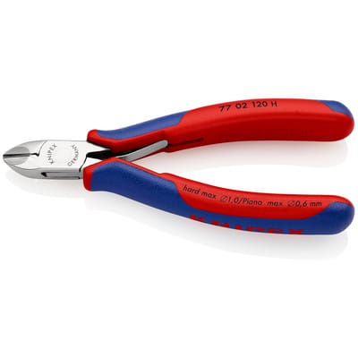 Elektronik-Seitenschneider mit Hartmetallschneide -7702120H - Knipex