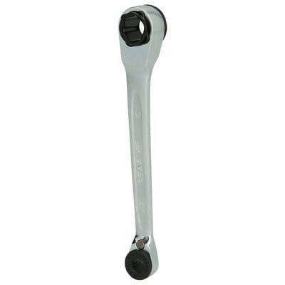 GEARplus Mini-Bit-Umschalt-Ratschenringschlüssel, 1/4"x10mm
