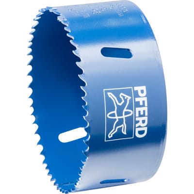 Bi-Metall Lochsäge Co8/M42 ø 95 mm Schnitttiefe 31 mm für Stahl, Edelstahl, Blech, Holz - Pferd