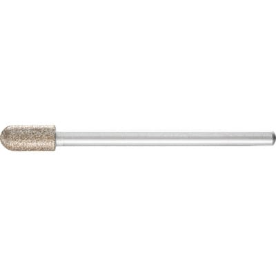 Pferd - CBN-Schleifstift Walzenrund ø 5,0mm Schaft-Ø 3 mm B126 (mittel) ideal für den Handeinsatz
