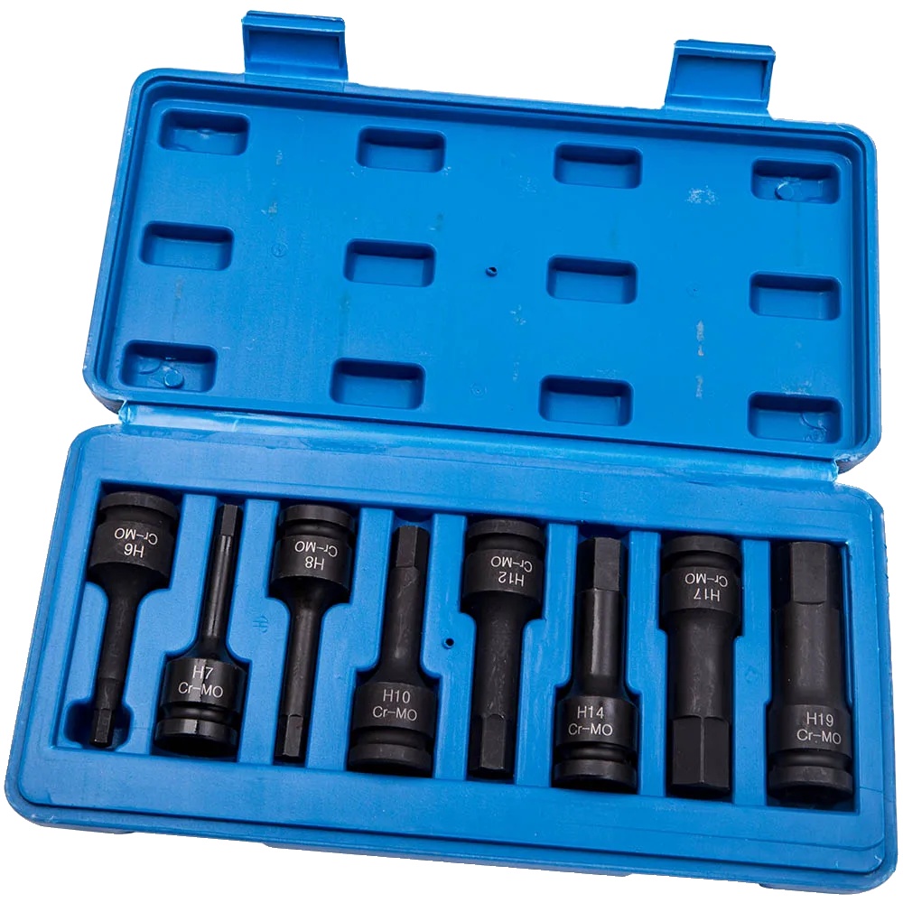 Hydraulikschlauchschelle, Austauschbare Einsätze, Robuste Ausführung, Blau