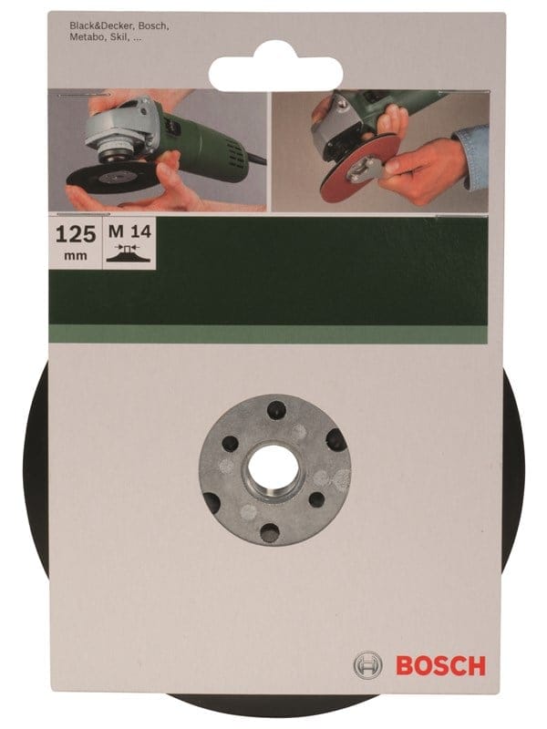 Bosch Schleifteller für Winkelschleifer, Spannsystem, 125 mm