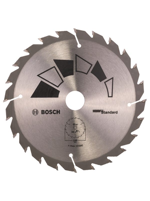 Kreissägeblatt standard d= 150 mm Bohrung= 20 mm z= 24 - 2609256806 - Bosch
