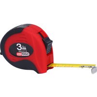 Bandmaß mit Feststeller,schwarz-rot, 3m Bild 2