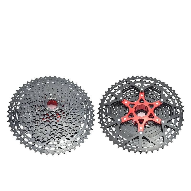 Freilaufkassette, 12-fach Kompatibel, Leichtes Design, 9 Gänge, 11-46 Zähne, Silber