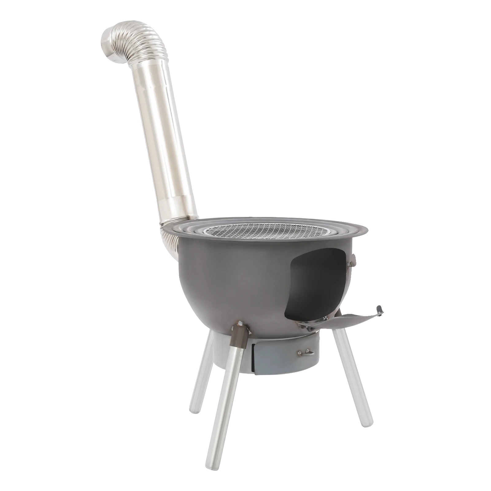 Grillpfanne, Edelstahl, Universell Für Grills Geeignet, 45 Cm