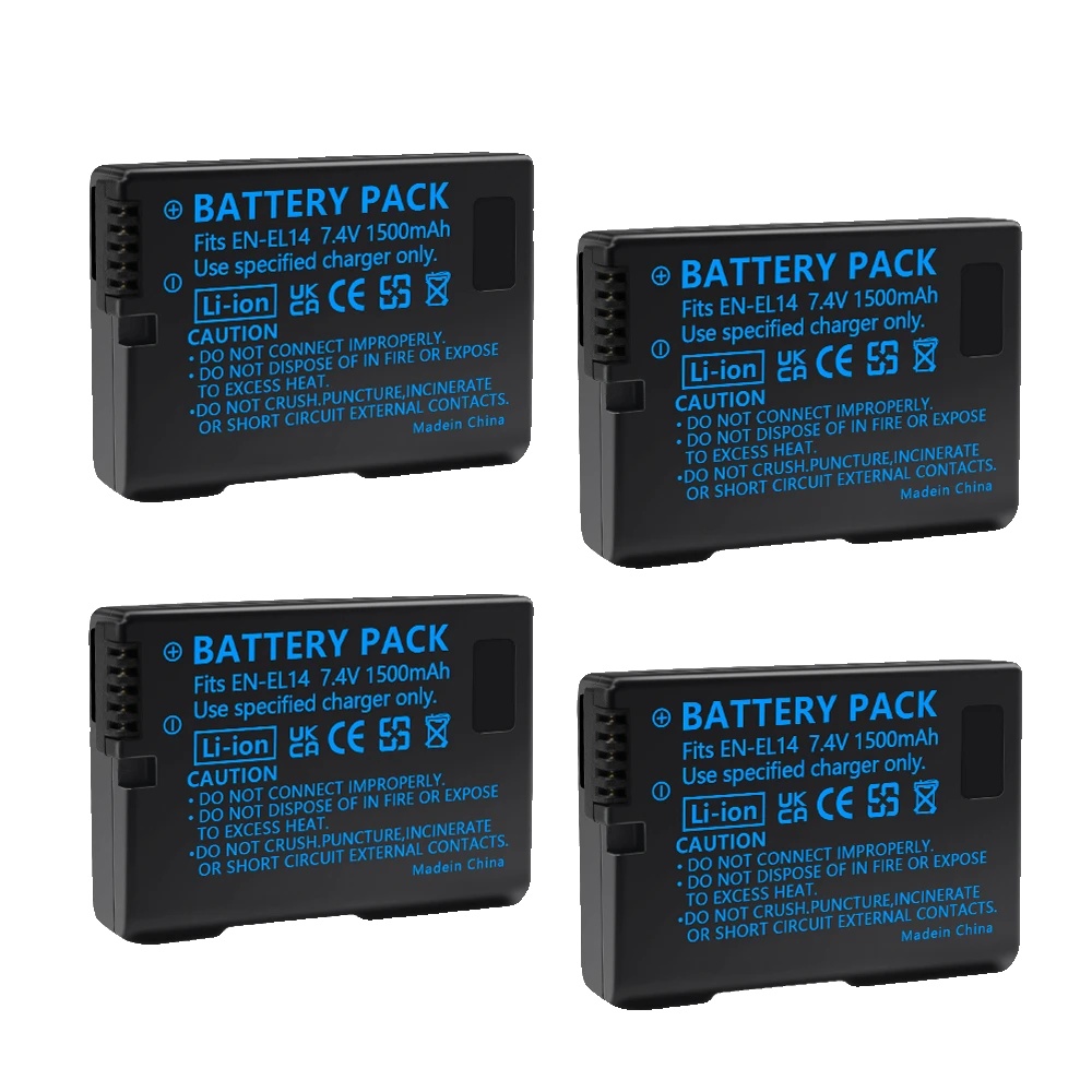 Kameraakku, Doppelladegerät, Tragbare Powerbank, 2er-pack Akku