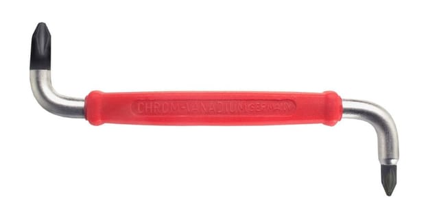 Schraubendreher Winkel Phillips 1 x Phillips 2 x 100 mm Schraubendreher