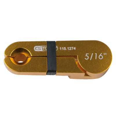 Scheren-Entriegler, Alu gold, 5/16'