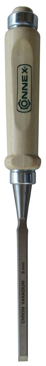 Madidef - Stechbeitel 8 mm Chrom-Vanadium-Klinge Stechbeitel & Holzbearbeitung