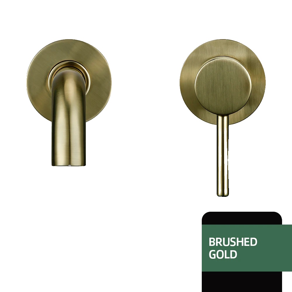 Badewannen- Und Duscharmatur, Oberfläche Aus Antikem Messing, Zweigriff-design