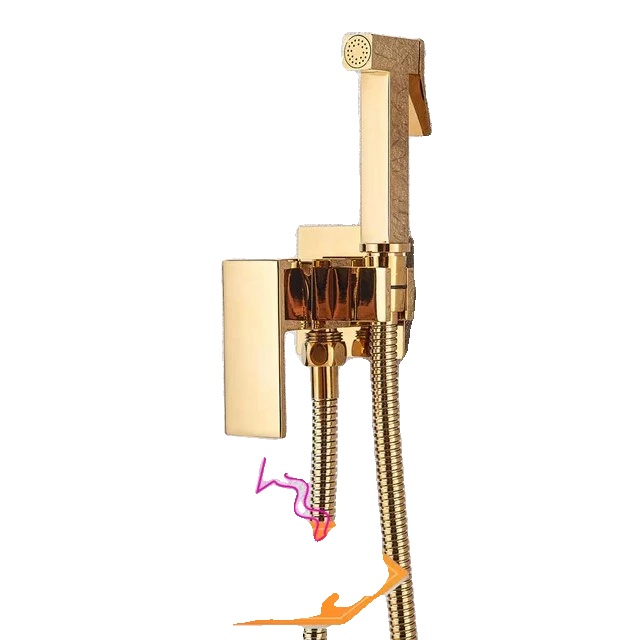 Wandarmatur, Einhebelmischer, 360° Schwenkbarer Auslauf, 150 Mm, Gebürstetes Gold