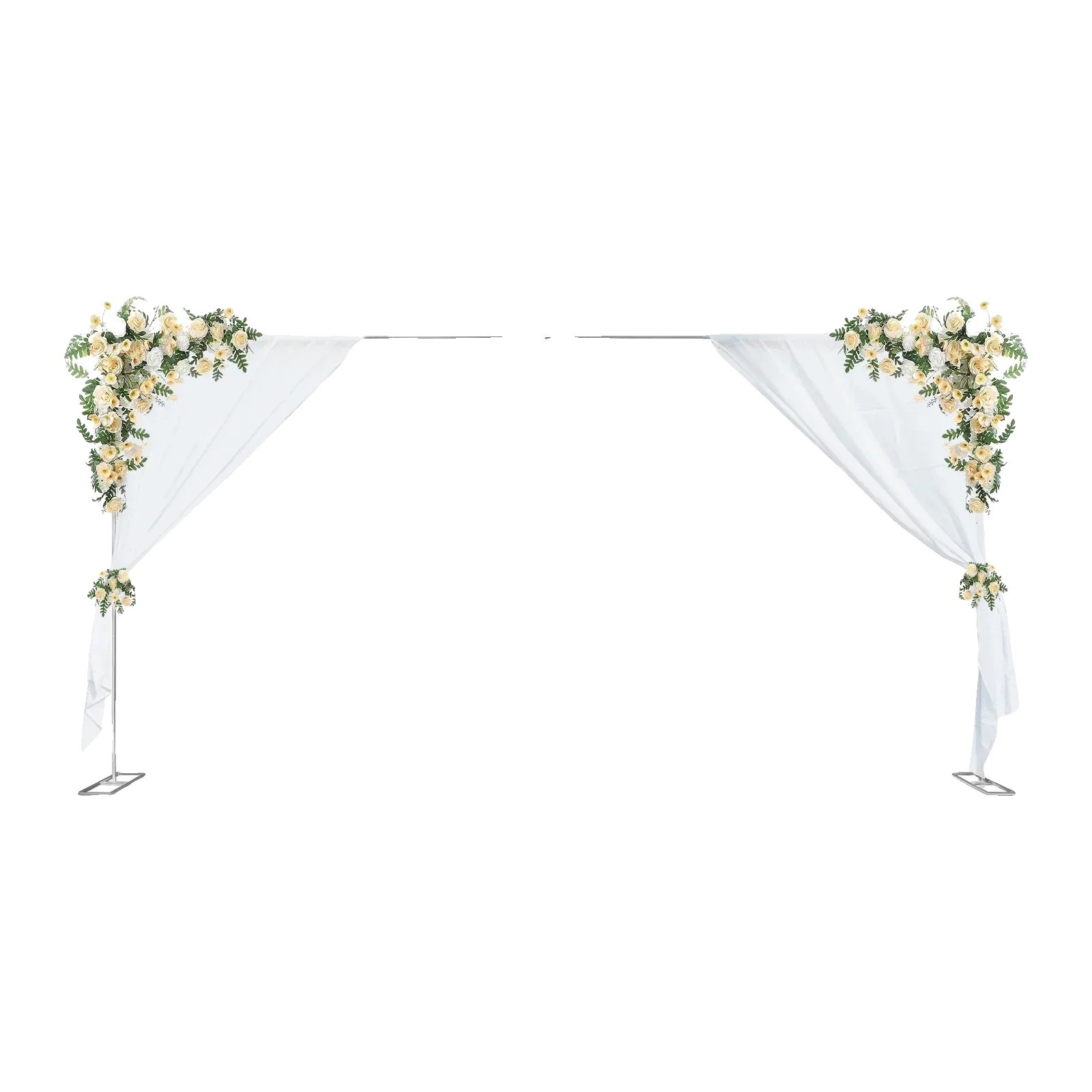 Leinwandständer, Modernes Design, Robuste Konstruktion, Mittelgroß, Silberfarben, 3 M X 6 M