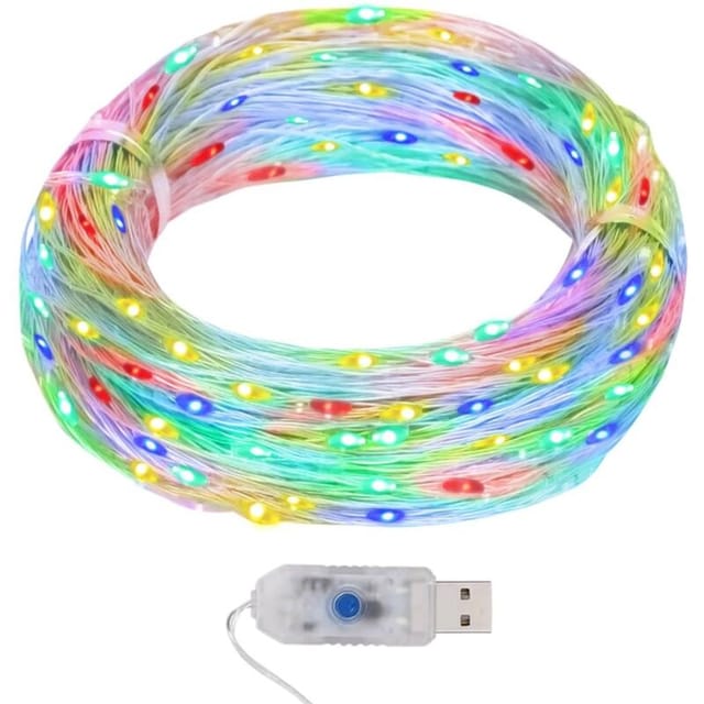 LED-Lichterdraht 40 m 400 led Mehrfarbig 8 Funktionen Vidaxl
