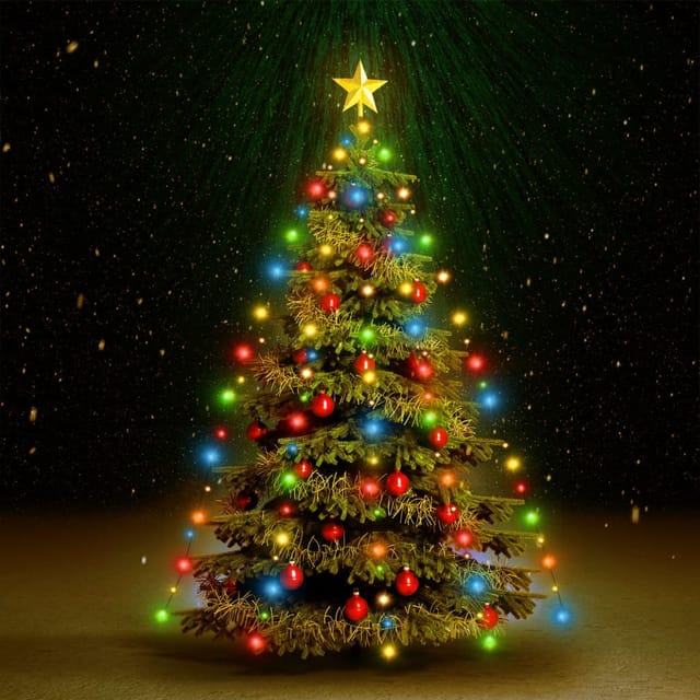 Weihnachtsbaum-Lichternetz mit 180 LEDs Mehrfarbig 180 cm Vidaxl