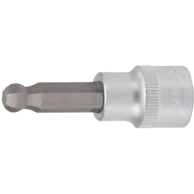 3/8' Bit-Stecknuss Innensechskant mit Kugelkopf, 6mm