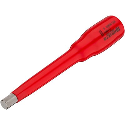 Schraubendreher-Steckschlüsseleinsatz, schutzisoliert, Vierkant hohl 12,5 mm (1/2), Innen-Sechskant Profil, 10 mm - Hazet