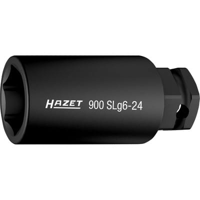 Schlag-, Maschinenschrauber Steckschlüsseleinsatz, Außen-Sechskant-Tractionsprofil, sw 24, 85 mm lang - Hazet