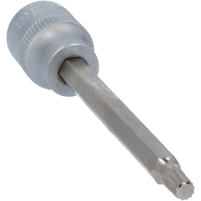 KS-Tools 917.3904 3/8'' Bit-Stecknuss XZN, M5, 100 mm