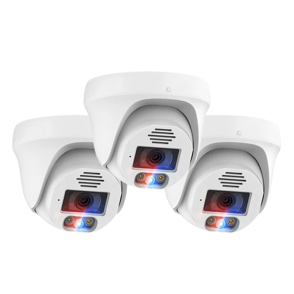 Ip-kamera, 8 Mp Auflösung, Farbnachtsicht, Original 8 Mp Schwarz, 4 Mm-a
