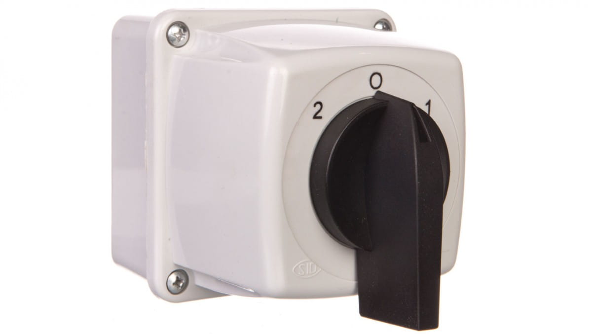 Nockenschalter 2-0-1 3p 16a Ip44 Im Gehäuse Arc E16-73 Netzwerkgenerator 951672
