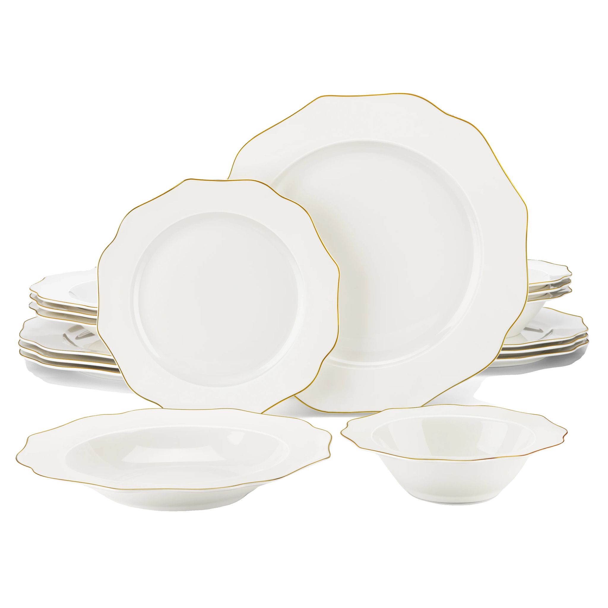 Porzellan-essgeschirr-set, Umweltfreundliches Material, Westlicher Stil