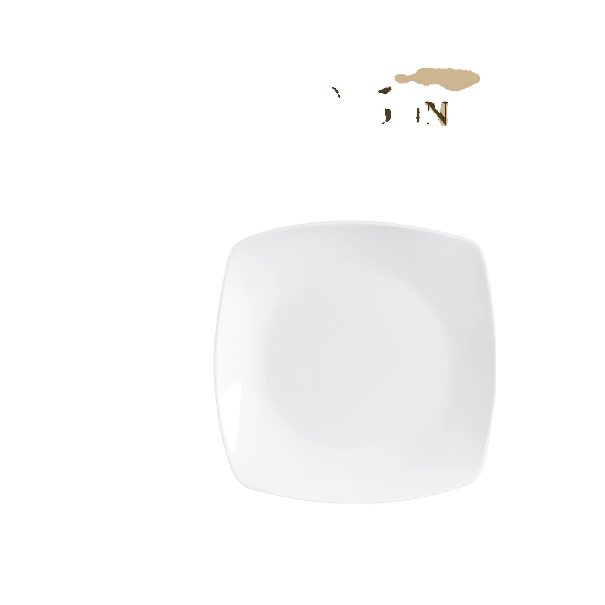 Set Rechteckiger Keramik-salatteller, Elegantes Blumendesign, Mikrowellengeeignet