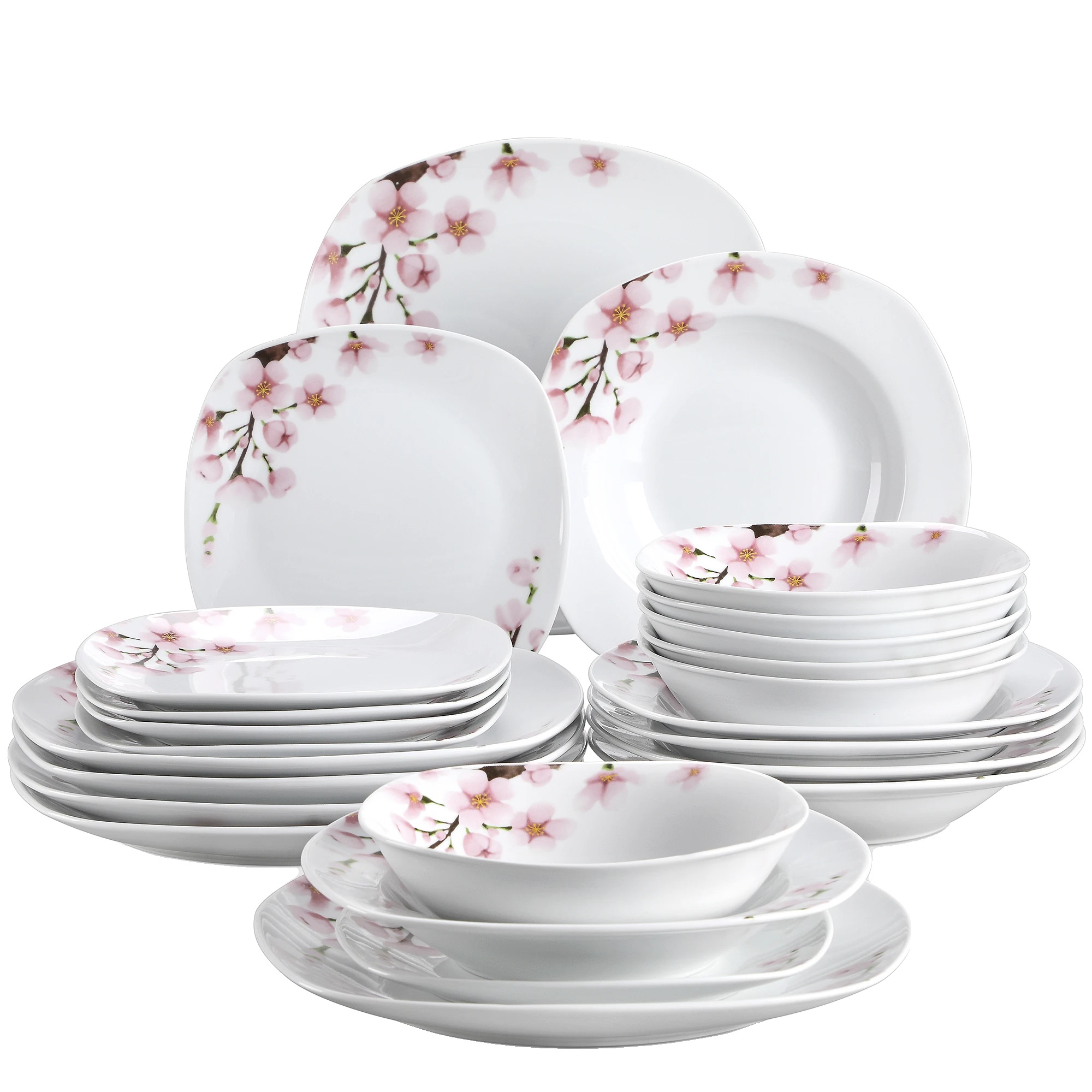 32-teiliges Geschirrset, Elegantes Design, 32-teilig