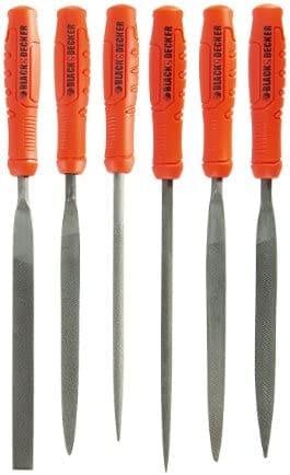 Black&decker - S.of. 6er Set Mini Metall- und Holzfeilen bdht0-22270 black+decker