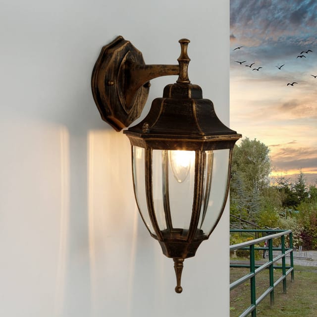 Wandlampe Außenleuchte Rustikal antik E27 Laterne