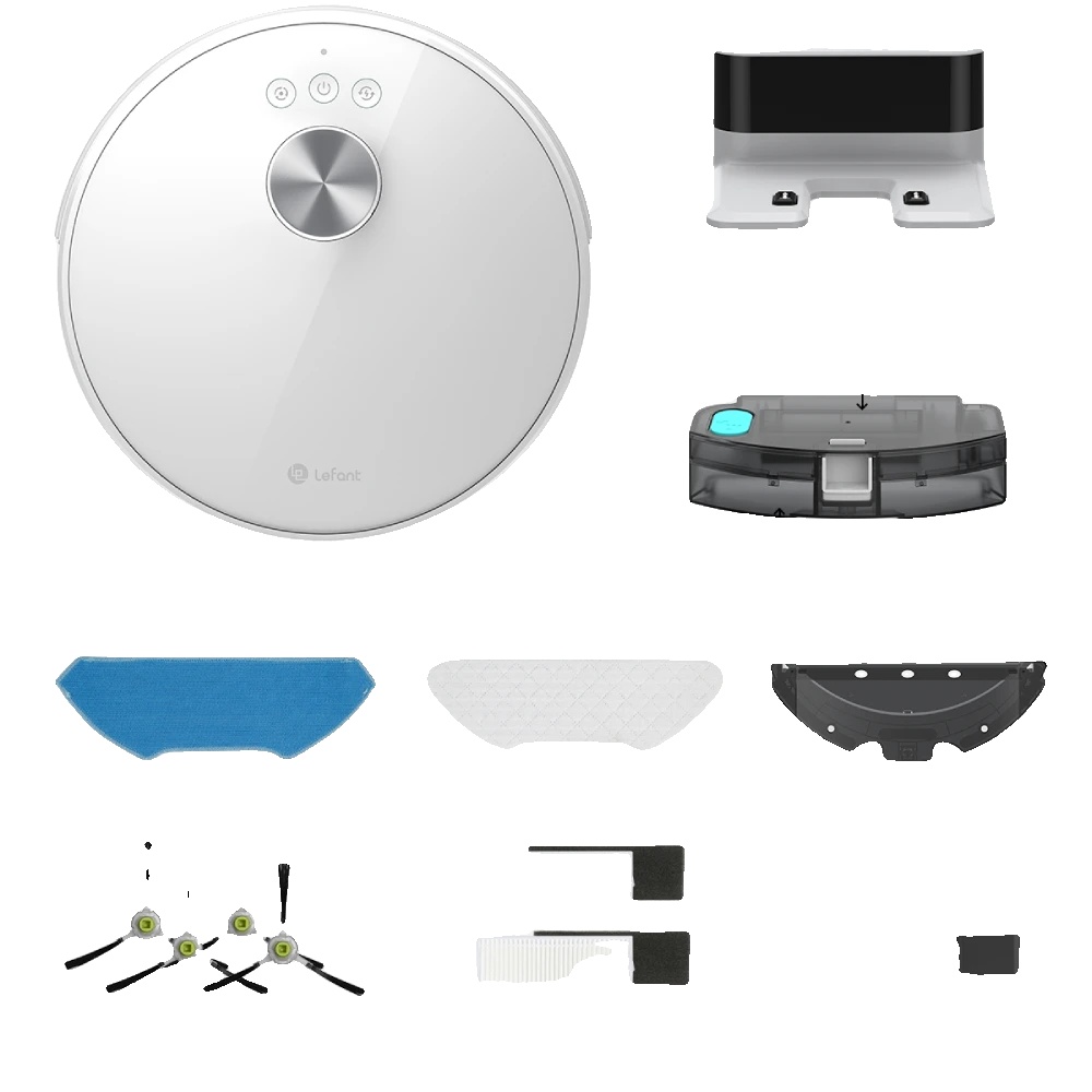Saugroboter, 2000 Pa Saugkraft, Smart-home-kompatibel, Okp K3-blau, Eu