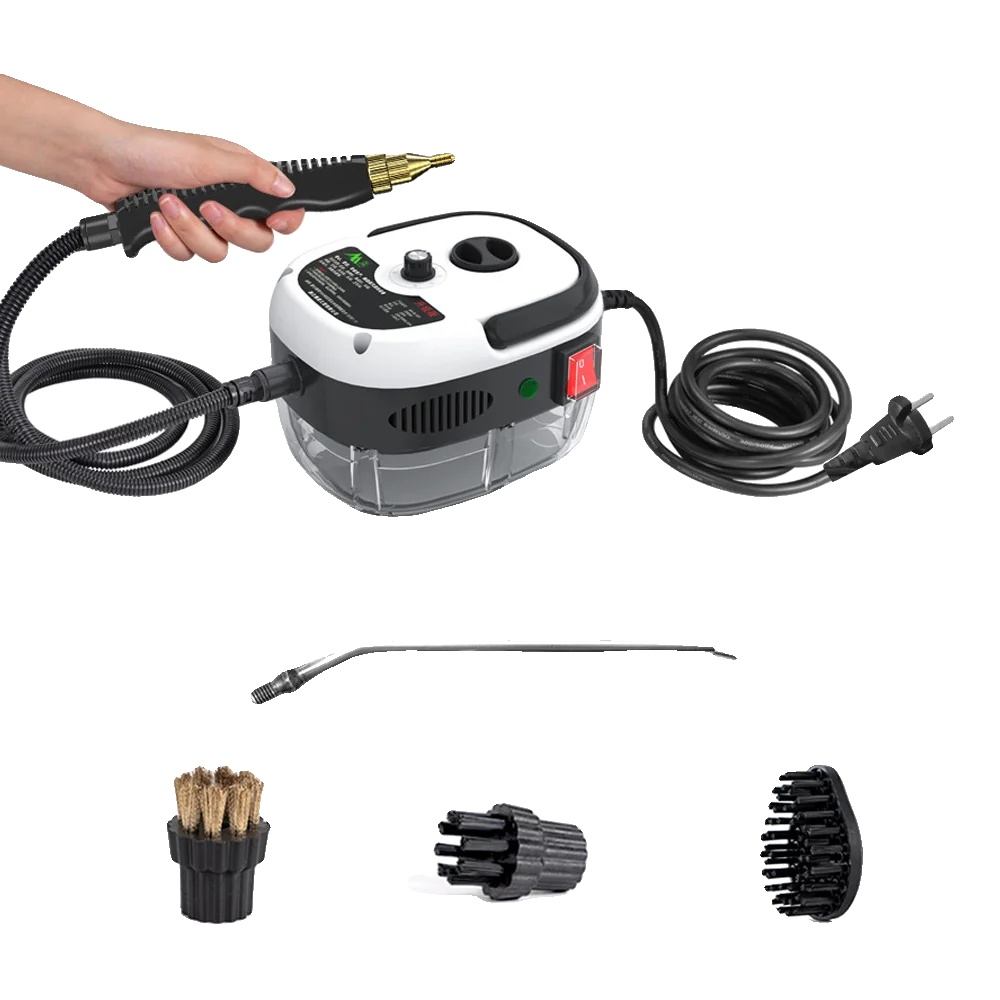 Dampfreiniger, 2500 W, Maximaltemperatur 105 °c, 2,2 M Dampfschlauchlänge, 1,5 M Netzkabellänge, Hochdruck