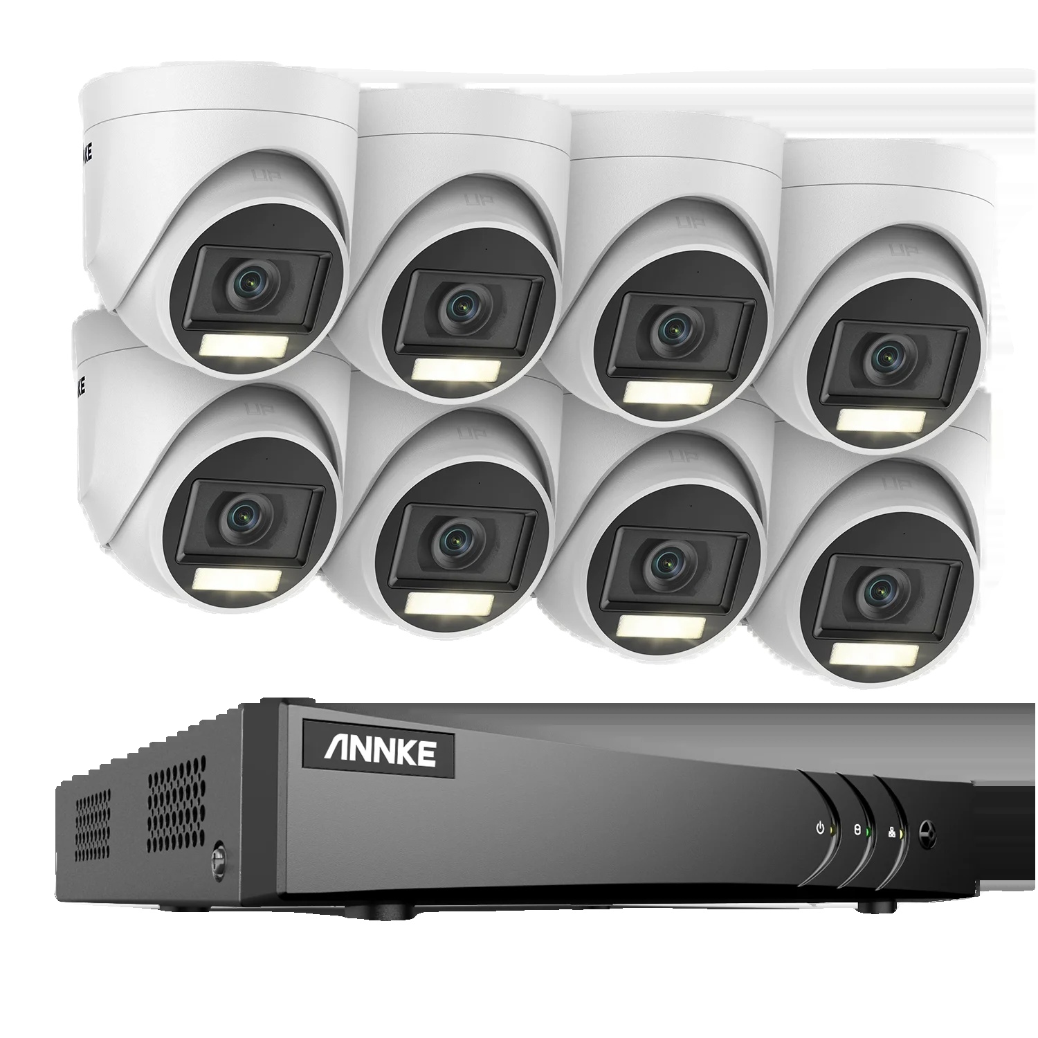 Sicherheitskamerasystem, 8-kanal-videoeingang, 12-mp-auflösung, 8-kanal-nvr, 4 Kameras (ohne Zusatzausstattung)